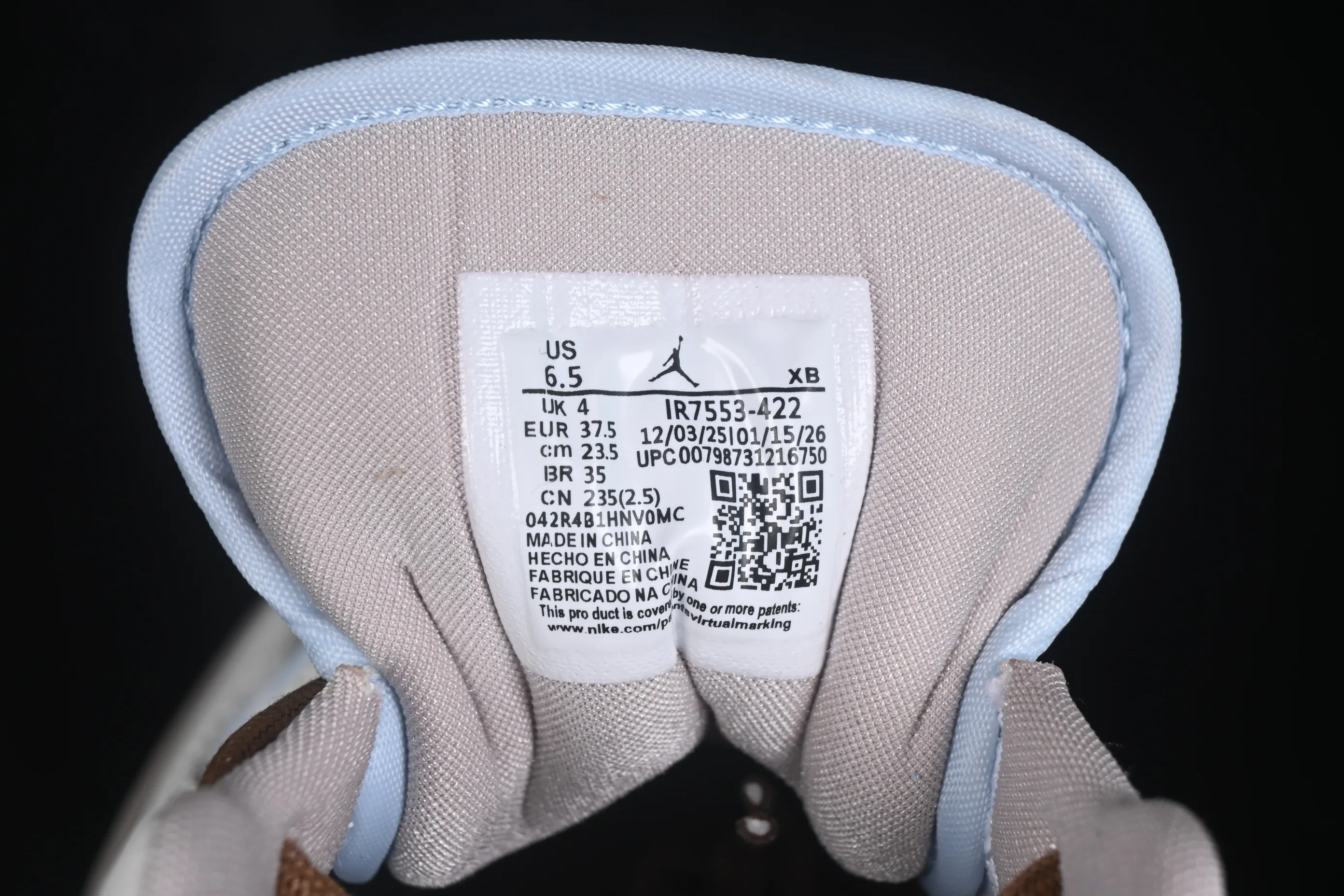 All categories Air Jordan Jordan series basketball shoes Air Jordan 1 Low Air Jordan 1 Low AJ1 Joe 1 low-top retro culture basketball shoes IR7553-422